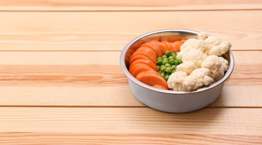 Bowl of veggies.